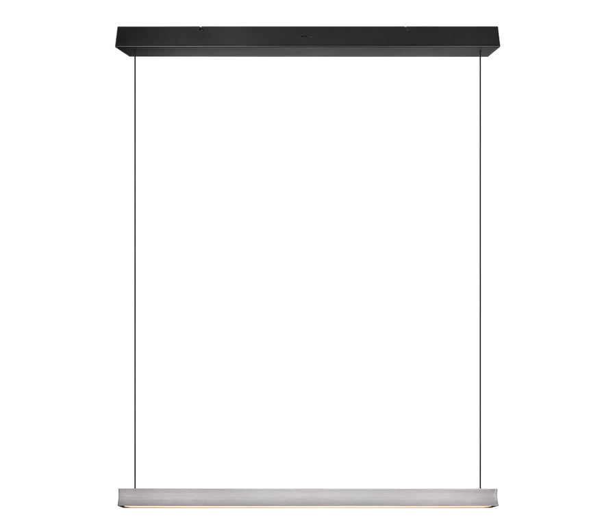 Lámpara de techo colgante Trio Wallace LED níquel mate 20cm 347910107