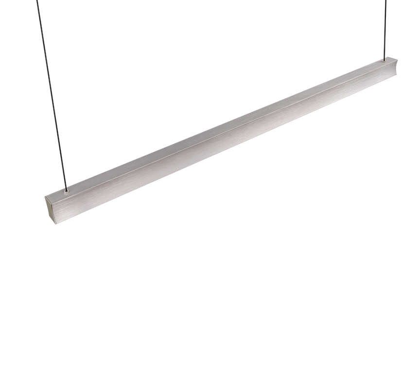 Lámpara de techo colgante Trio Wallace LED níquel mate 20cm 347910107
