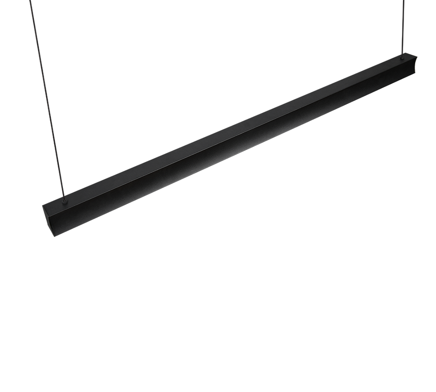 Lámpara de techo colgante Trio Wallace LED negro mate 20cm 347910132