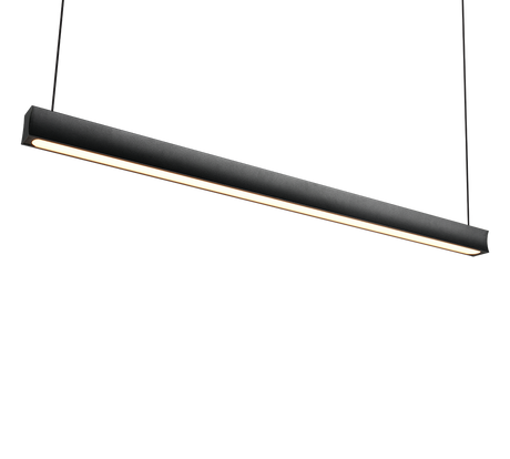 Lámpara de techo colgante Trio Wallace LED negro mate 20cm 347910132