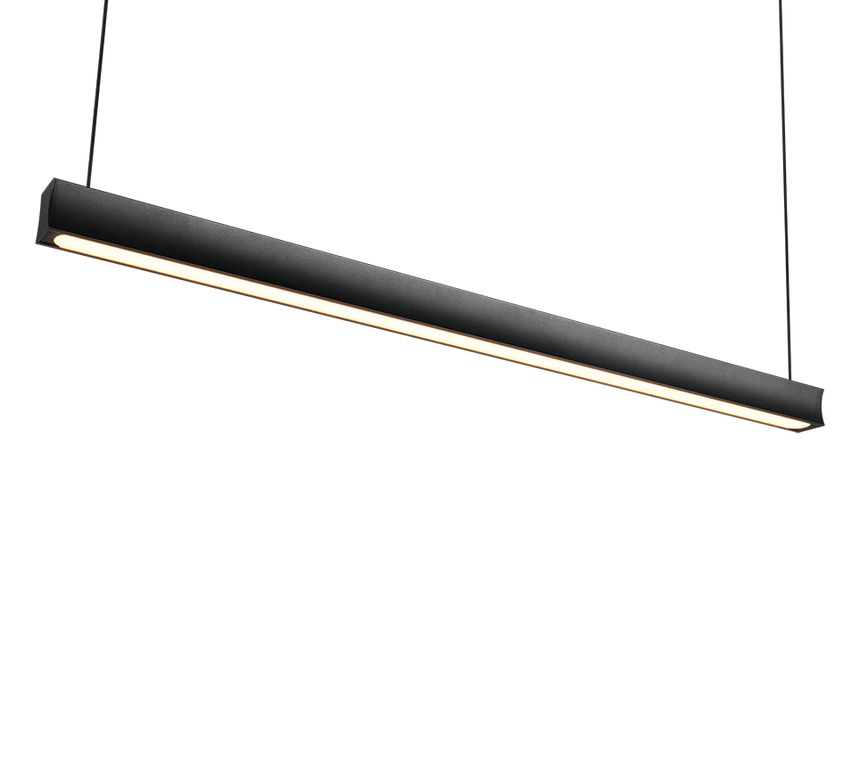 Lámpara de techo colgante Trio Wallace LED negro mate 20cm 347910132
