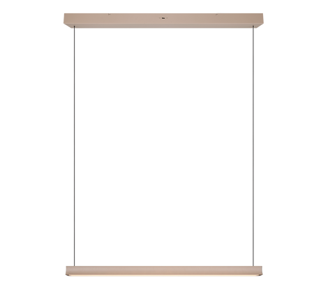 Lámpara de techo colgante Trio Wallace LED warm beige 20cm 347910143