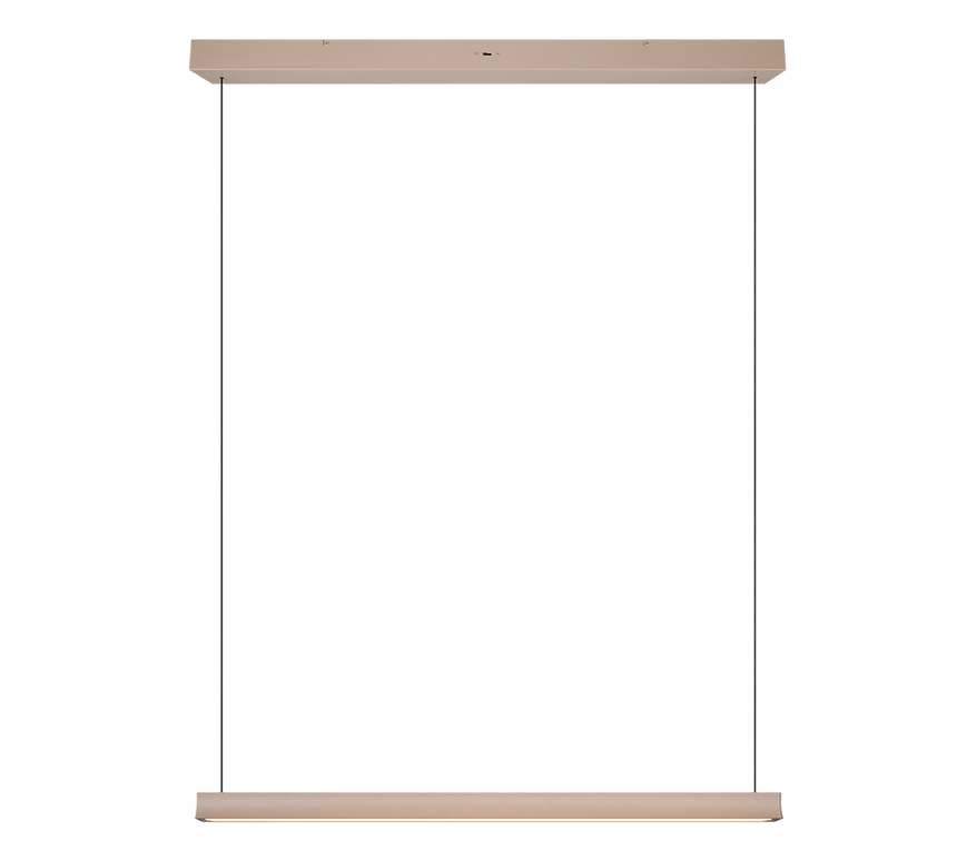 Lámpara de techo colgante Trio Wallace LED warm beige 20cm 347910143