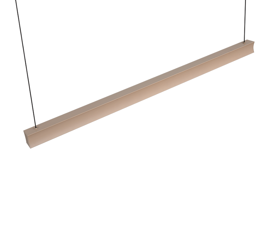 Lámpara de techo colgante Trio Wallace LED warm beige 20cm 347910143