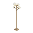 Lámpara de pie Ideal Lux Equinoxe cristal 4 luces 8W 166cm 348285