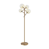 Lámpara de pie Ideal Lux Equinoxe cristal 4 luces 8W 166cm 348285