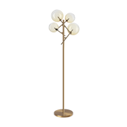 Lámpara de pie Ideal Lux Equinoxe cristal 4 luces 8W 166cm 348285