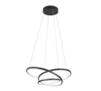 Lámpara de techo colgante Trio Darvin LED negro mate 150cm 349110132
