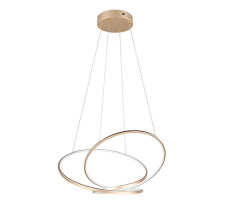 Lámpara colgante Darvin Trio dorado LED 52W regulable 349119179