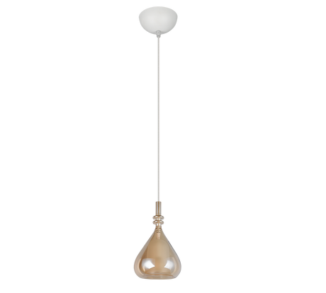 Lámpara de techo colgante Trio Aldea LED blanco mate 2700K 200cm 349400113