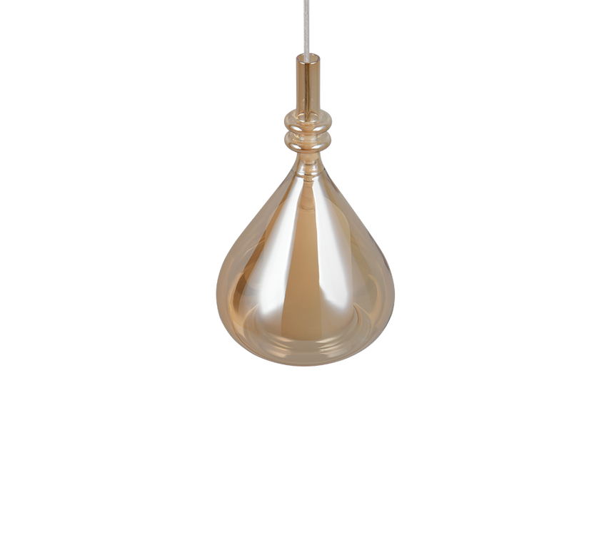 Lámpara de techo colgante Trio Aldea LED blanco mate 2700K 200cm 349400113