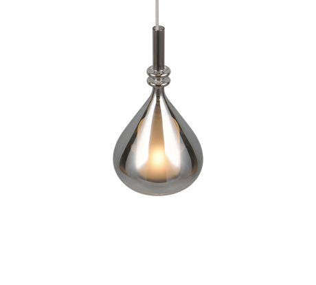 Lámpara de techo colgante Trio Aldea LED blanco mate 2700K 200cm 349400157