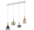 Lámpara de techo colgante Trio Aldea LED blanco mate 2700K 200cm 349400417