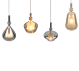 Lámpara de techo colgante Trio Aldea LED blanco mate 2700K 200cm 349400417