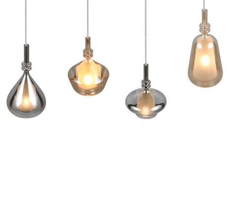 Lámpara de techo colgante Trio Aldea LED blanco mate 2700K 200cm 349400417
