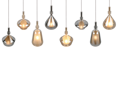Lámpara de techo colgante Trio Aldea LED blanco mate 2700K 200cm 349400817