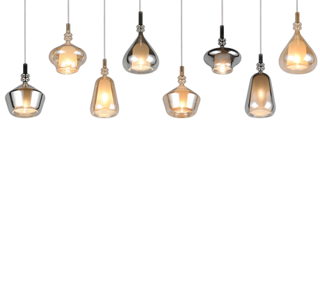 Lámpara de techo colgante Trio Aldea LED blanco mate 2700K 200cm 349400817