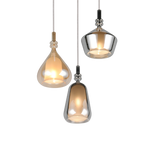 Lámpara de techo colgante Trio Aldea LED blanco mate 2700K 200cm 349430317