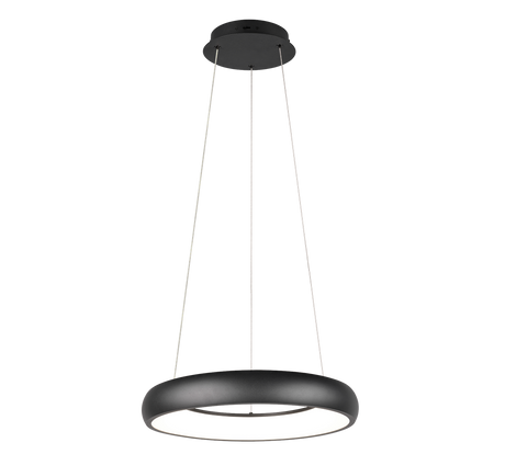 Lámpara de techo colgante Trio Cardona LED negro mate regulable 150cm 349614532 - vista 2