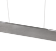 Lámpara de techo colgante Trio Galway LED níquel mate táctil CCT 150cm 349710107