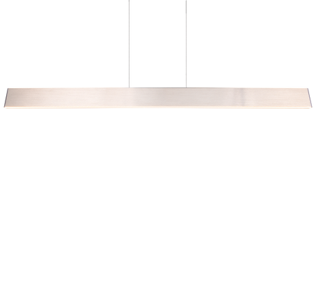 Lámpara de techo colgante Trio Galway LED níquel mate táctil CCT 150cm 349710107