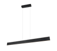 Lámpara de techo colgante Trio Galway LED negro mate CCT regulable táctil 150cm 349710132