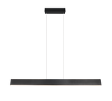 Lámpara de techo colgante Trio Galway LED negro mate CCT regulable táctil 150cm 349710132 - vista 3