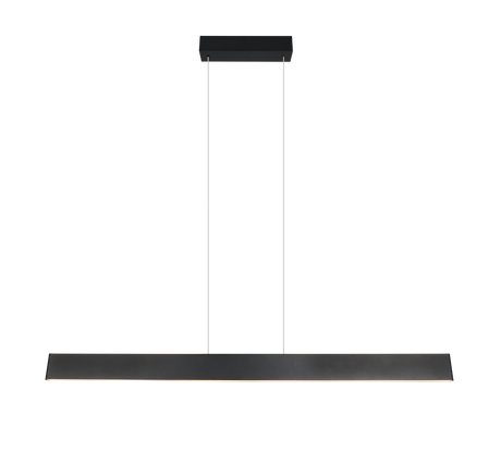 Lámpara de techo colgante Trio Galway LED negro mate CCT regulable táctil 150cm 349710132 - vista 3