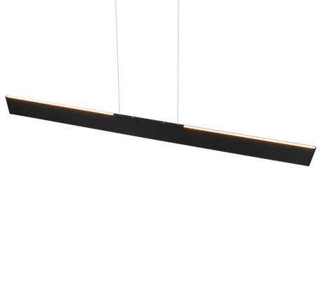 Lámpara de techo colgante Trio Galway LED negro mate CCT regulable táctil 150cm 349710132 - vista 4