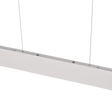 Lámpara de techo colgante Trio Galway LED gris cálido táctil CCT 150cm 349710176