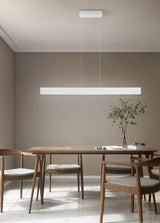 Lámpara de techo colgante Trio Galway LED gris cálido táctil CCT 150cm 349710176