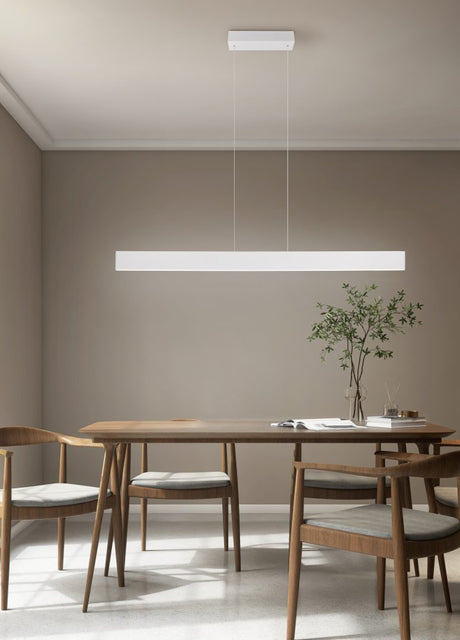 Lámpara de techo colgante Trio Galway LED gris cálido táctil CCT 150cm 349710176