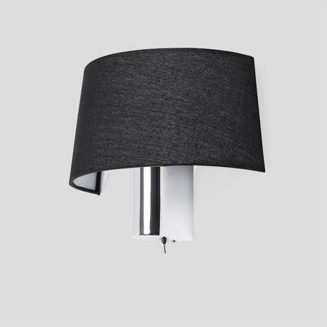 Faro Hotel 29945 Aplique 1L cromo pantalla negro
