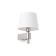 Faro Room 29974 Aplique 1L LED niquel mate y pantalla blanco