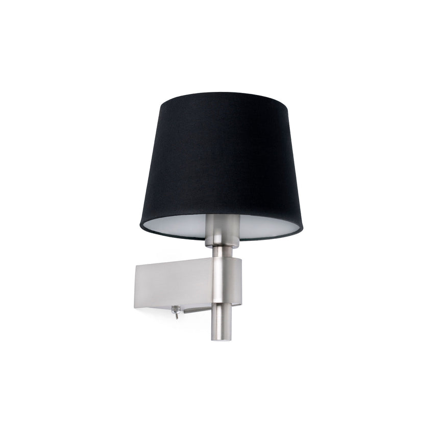 Faro Room 29975 Aplique 1L LED niquel mate y pantalla negro