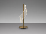 Lámpara de sobremesa Schuller Velas LED oro mate 3000K 50cm vista 2