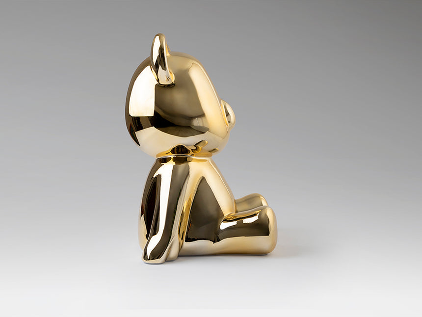 Figura decorativa Schuller Osito dorado y oro 50cm 351522 - imagen 7