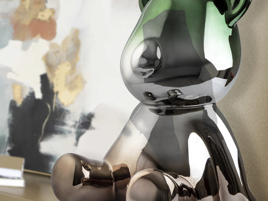 Figura decorativa Schuller Osito verde y gris 50cm vista 2