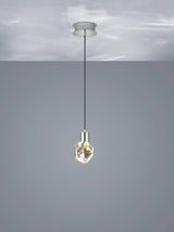 Lámpara de techo colgante Trio Verano LED cromo 150cm 354510106