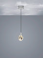 Lámpara de techo colgante Trio Verano LED cromo 150cm 354510106