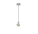 Lámpara de techo colgante Trio Verano LED cromo 150cm 354510106