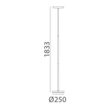 MDC Less 57064-8934 Pie salón Less 1L LED plata