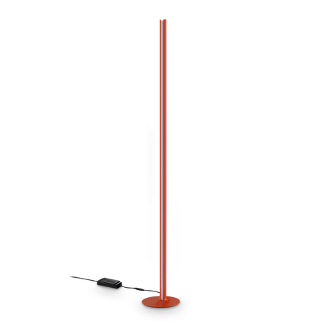 Lámpara de pie Ideal Lux Dorica arancione LED 50W regulable 190cm 354668