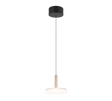 Lámpara de techo colgante Trio Celeste LED marrón café 3000K regulable 200cm 354910165
