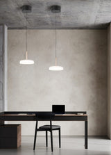 Lámpara de techo colgante Trio Celeste LED marrón café 3000K regulable 200cm 354910165 - vista 6