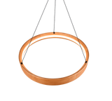 Lámpara de techo colgante Trio Lynwood LED madera 3000K 150cm 355030130