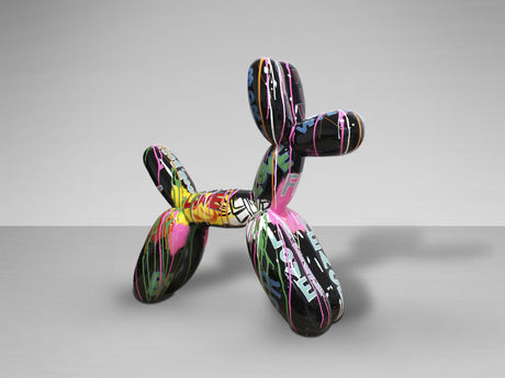 Figura decorativa Schuller Balloon Dog decoración: grafiti 41cm vista 3