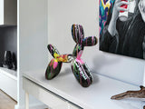 Figura decorativa Schuller Balloon Dog decoración: grafiti 41cm 356640