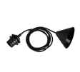 Lámpara de techo colgante Trio Sala LED negro 3000K 200cm 359190102