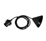 Lámpara de techo colgante Trio Sala LED negro 3000K 200cm 359190102